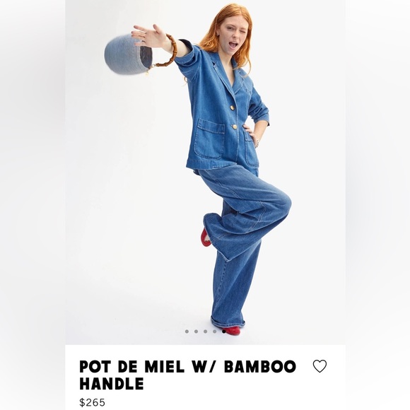 💙Clare V. Pot de Miel💙 with Bamboo handle. - Picture 5 of 12